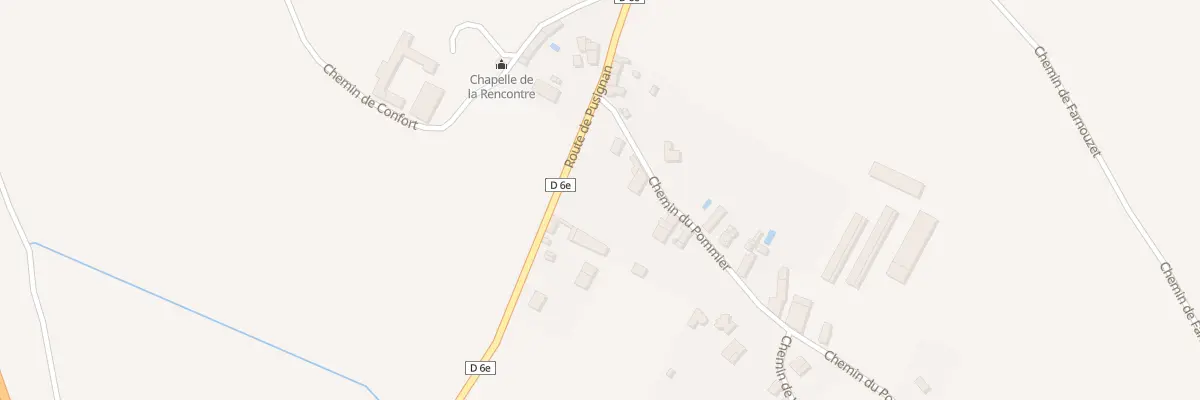 Plan du 4 Che de Pommier à Jons