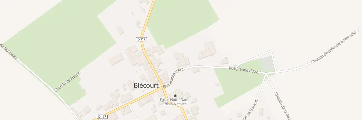 Plan du 5 Rue Jeanne d’Arc à Blécourt