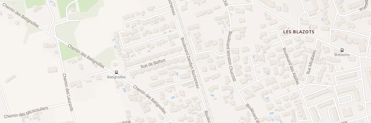 Plan du 13 Rue de Belfort à Salon-de-Provence