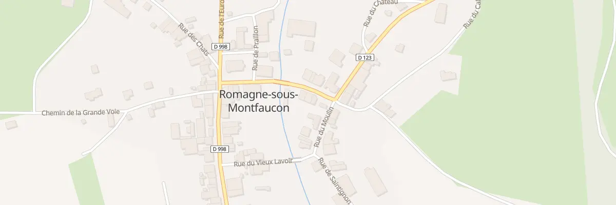 Plan du 9 Rue de l’Andon à Romagne-sous-Montfaucon