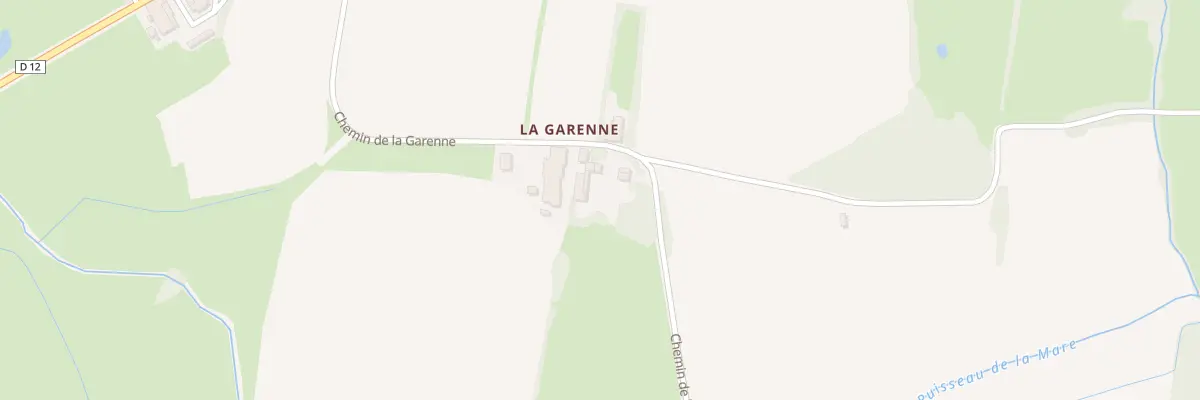 Plan du 5614 La Garenne à Romenay