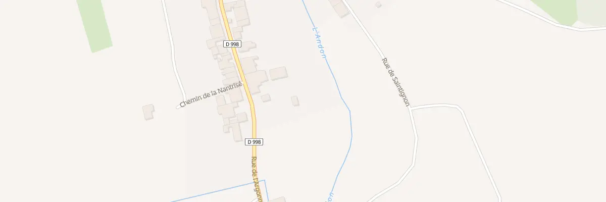 Plan du 39 Rue de l’Argonne à Romagne-sous-Montfaucon