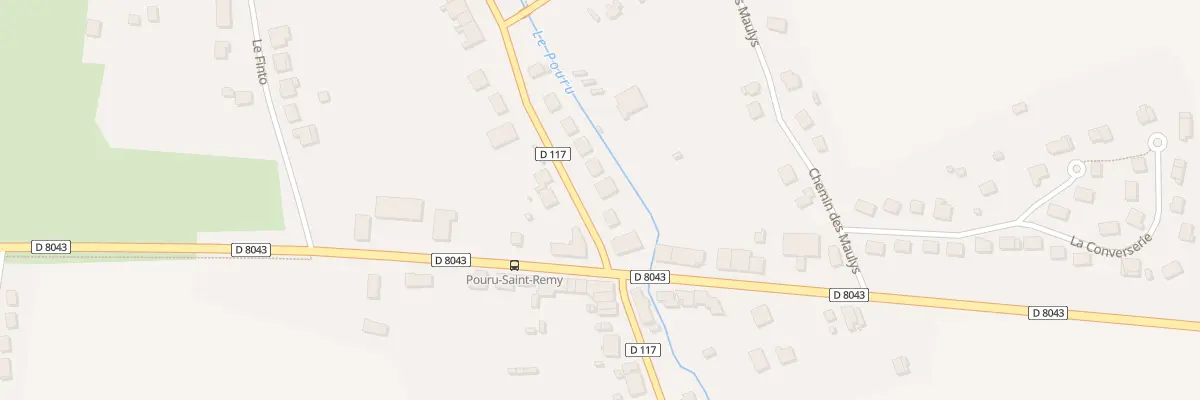 Plan du 6 Rue Halle aux Foins à Pouru-Saint-Remy