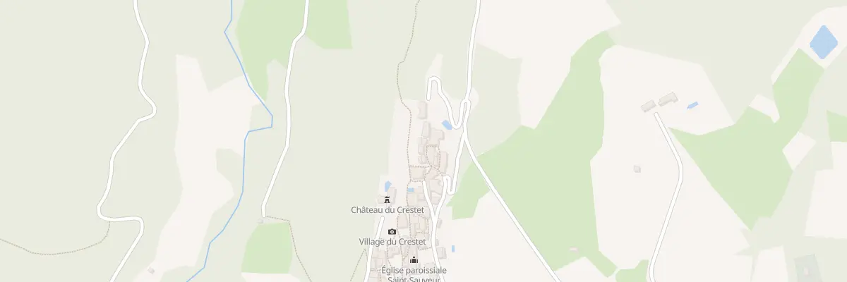 Plan du 5256 Le Village à Crestet