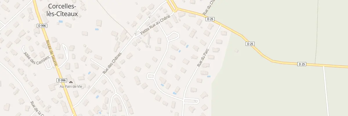 Plan du 11 Rue du Tremblois à Corcelles-lès-Cîteaux