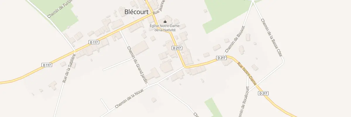 Plan du 10 Rue Notre Dame à Blécourt