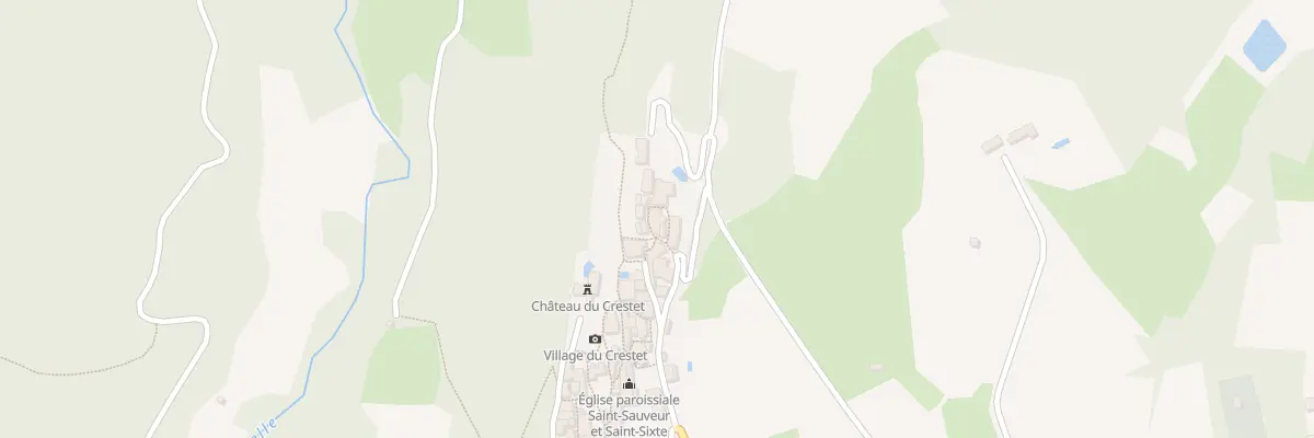 Plan du 5008 Rue du Calvaire à Crestet