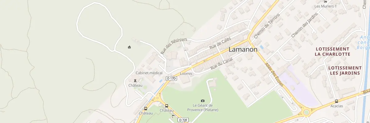 Plan du 5012 Pl de l’Eglise à Lamanon