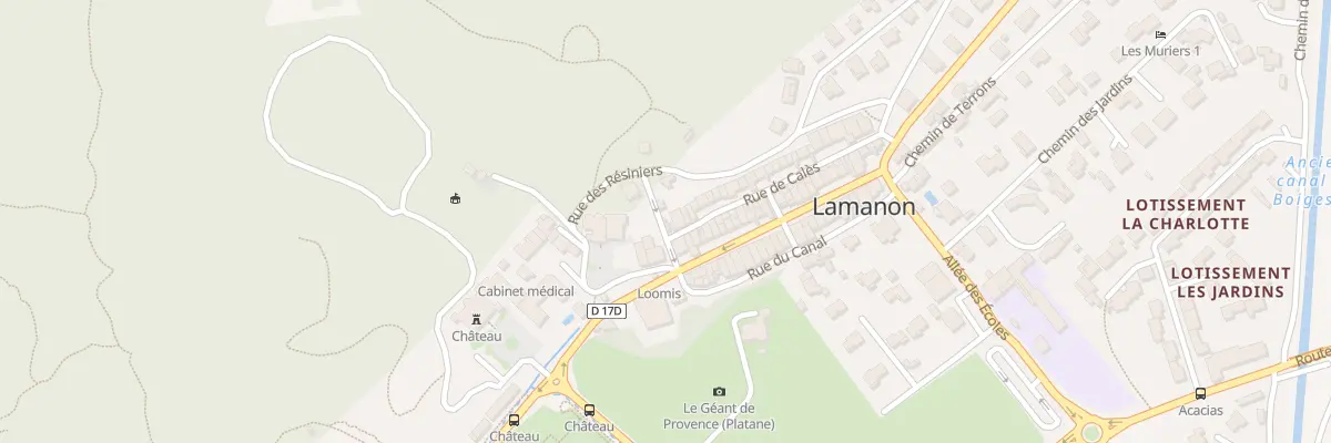 Plan du 5018 Rue de Cales à Lamanon