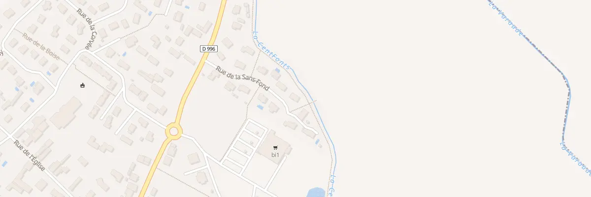 Plan du 13 Rue de la Sans Fond à Noiron-sous-Gevrey