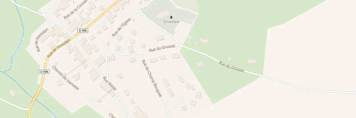 Plan du 12 Rue du Grusset à Aubréville