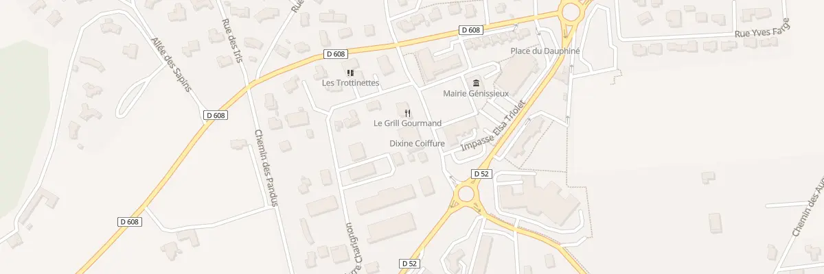 Plan du 450C Rue Frédéric Penelon à Génissieux