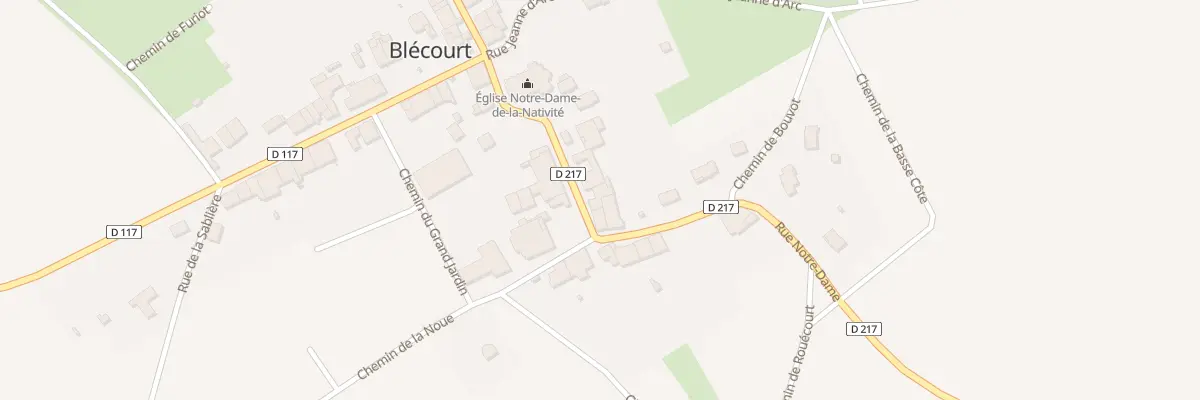 Plan du 9 Rue Notre Dame à Blécourt