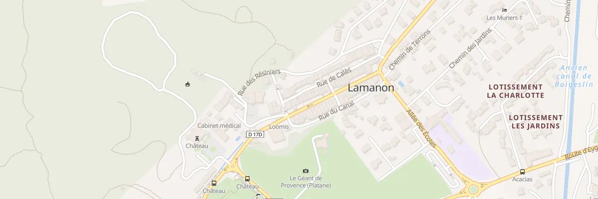 Plan du 5 Gr Grand Rue à Lamanon