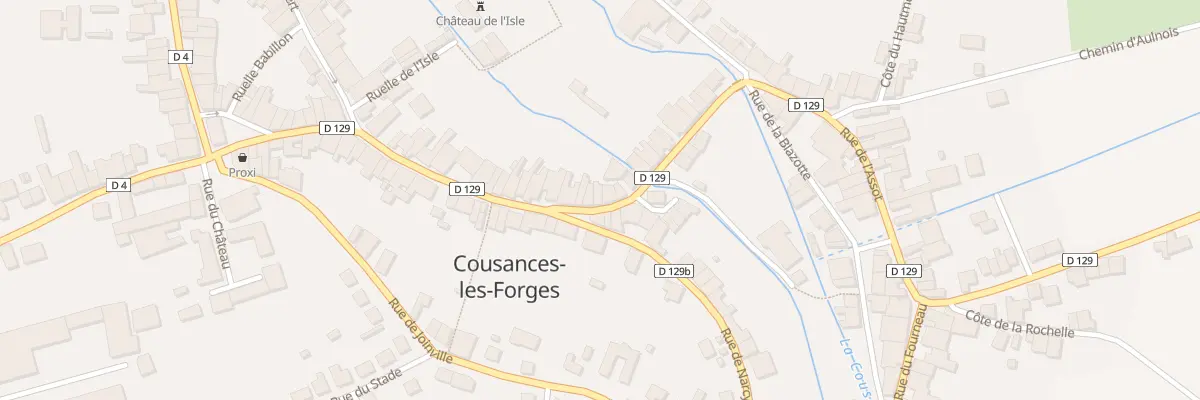 Plan du 39 Rue du Moulin à Cousances-les-Forges