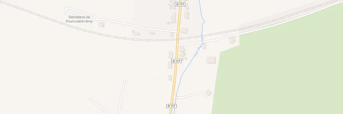 Plan du 54 Rue de la Gare à Pouru-Saint-Remy