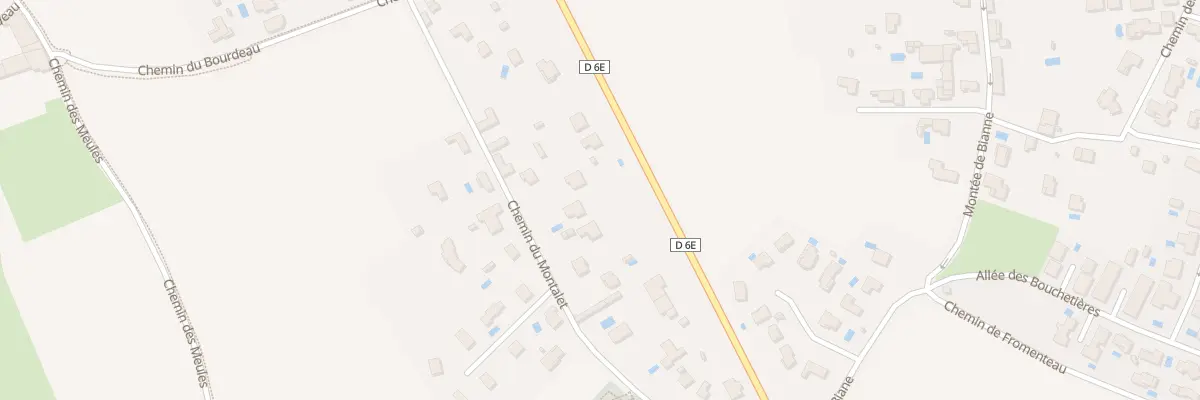 Plan du 16 Che de Montalet à Jons