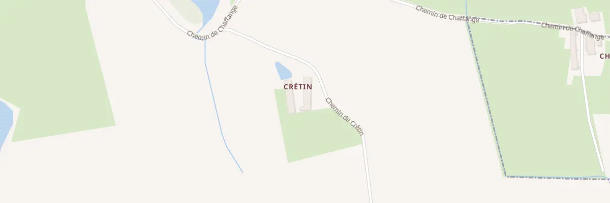 Plan du 5031 Che de Cretin à Saint-André-le-Bouchoux