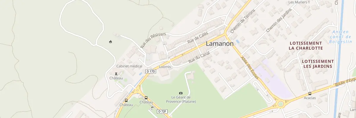 Plan du 14 Grand’Rue à Lamanon