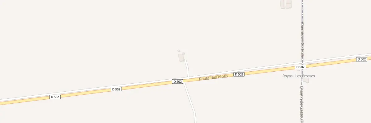 Plan du 300 Rte des Alpes à Beauvoir-de-Marc