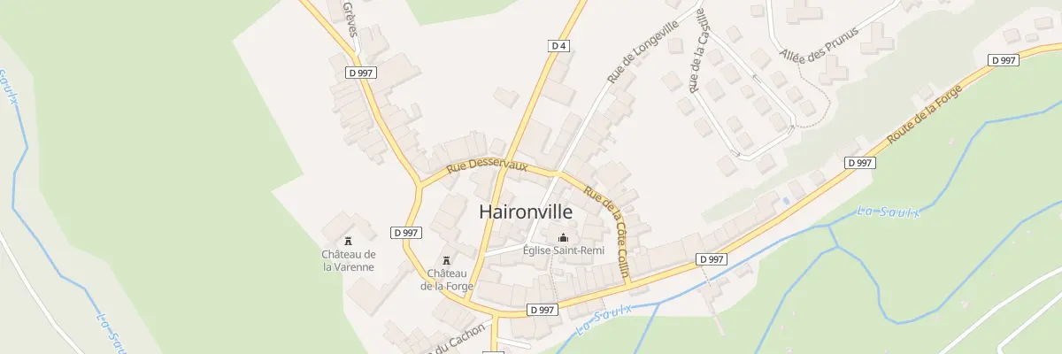 Plan du 3 Rue Desservaux à Haironville