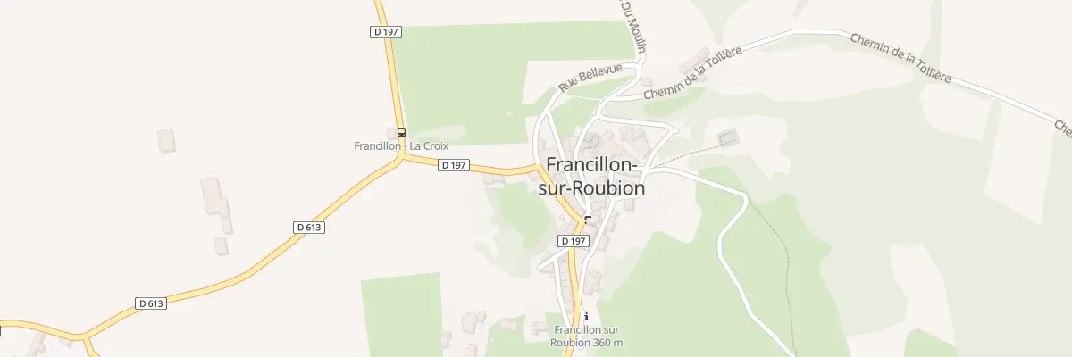 Plan du 5034 Le Village à Francillon-sur-Roubion