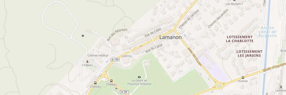 Plan du 22 Gr Grand Rue à Lamanon