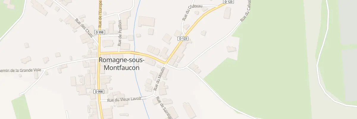 Plan du 4 Rue du General Pershing à Romagne-sous-Montfaucon