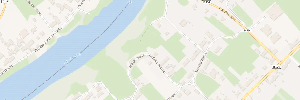 Plan du 6 Rue Saint Vincent à Sermesse