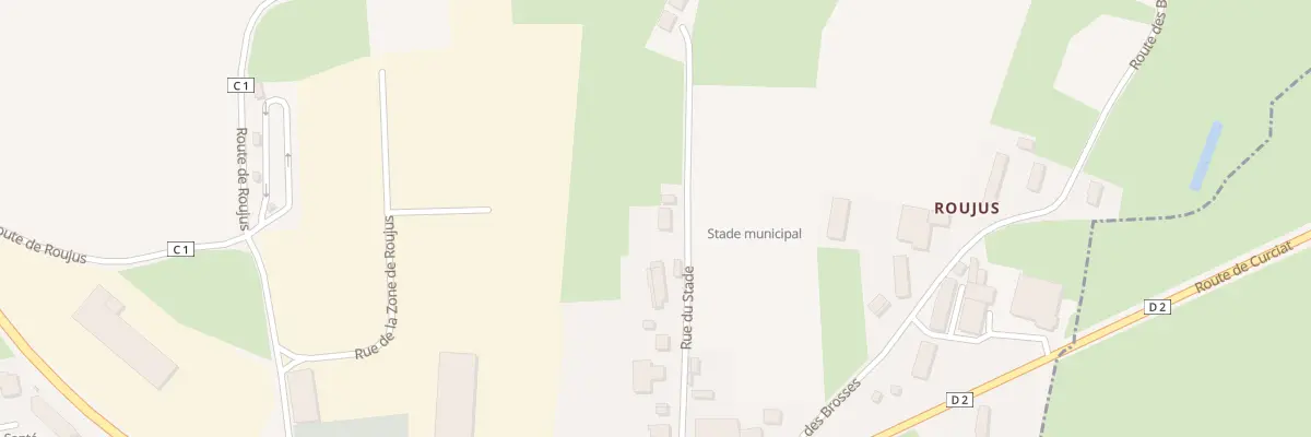 Plan du 237 Rue du Stade à Saint-Trivier-de-Courtes