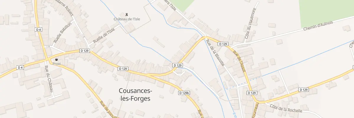 Plan du 49 Rue du Moulin à Cousances-les-Forges