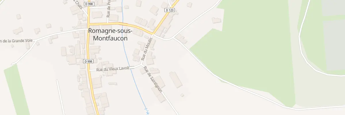 Plan du 3 Rue du Moulin à Romagne-sous-Montfaucon