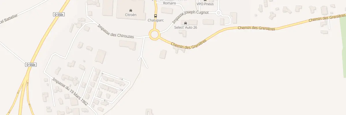 Plan du 80 Che des Grenières à Chatuzange-le-Goubet