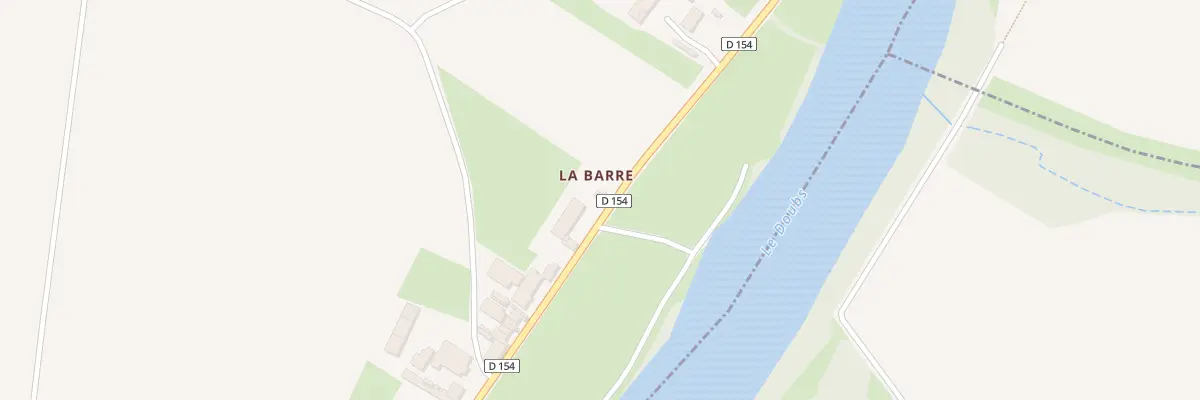 Plan du 25 Rue de la Barre à Saunières
