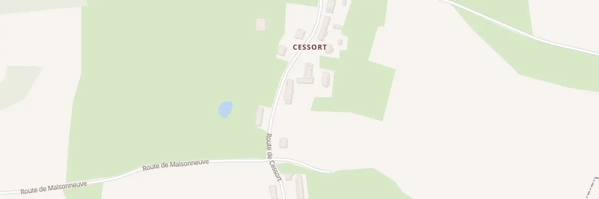 Plan du 1491 Rte de Cessort à Saint-Jean-sur-Reyssouze