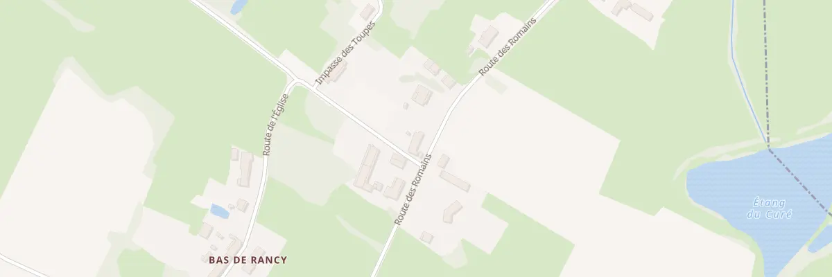 Plan du 554 Rte des Romains à Rancy
