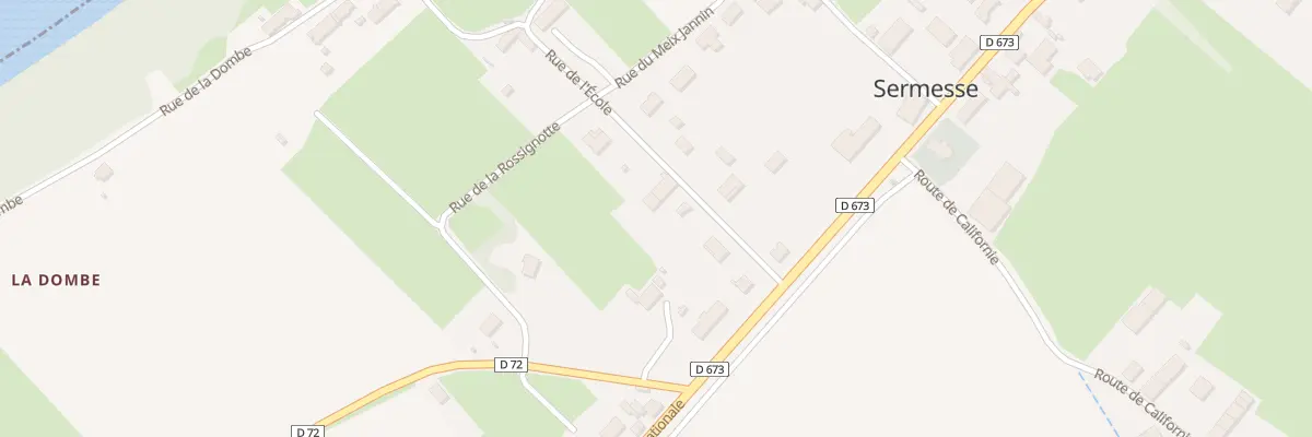 Plan du 3 Rue de l’École à Sermesse