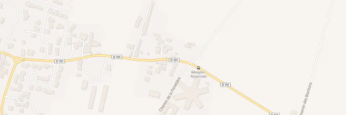 Plan du 5 Che des Garennes à Bésayes