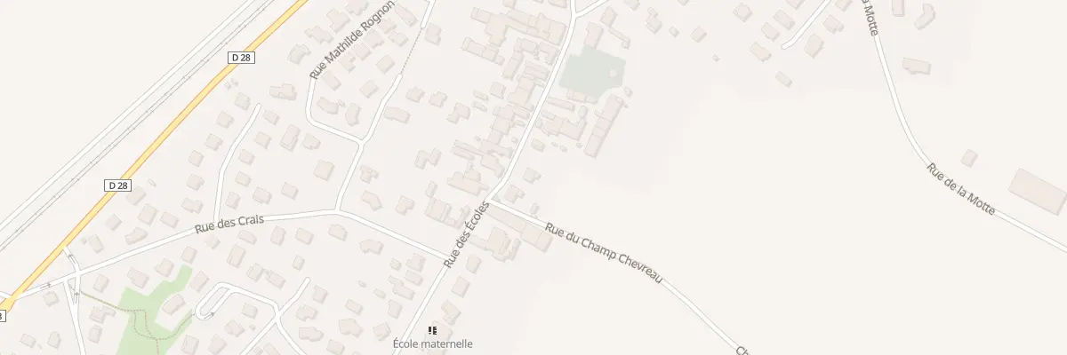 Plan du 36 Rue des Ecoles à Ruffey-lès-Echirey
