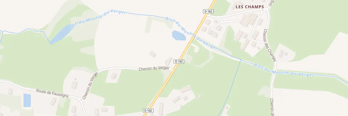Plan du 2 Che du Verger à Lessard-en-Bresse