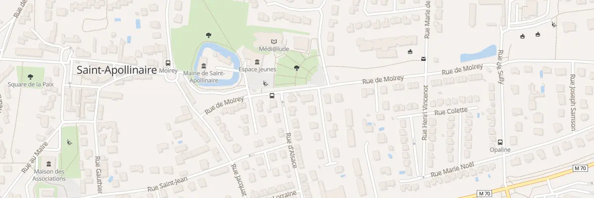 Plan du 160 Rue de Moirey à Saint-Apollinaire