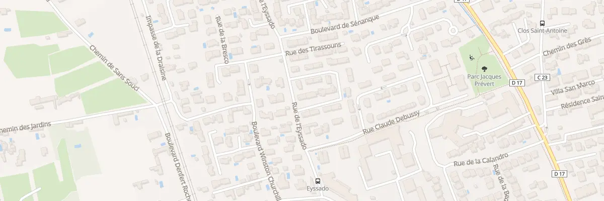 Plan du 170 Rue de l’Eyssado à Salon-de-Provence
