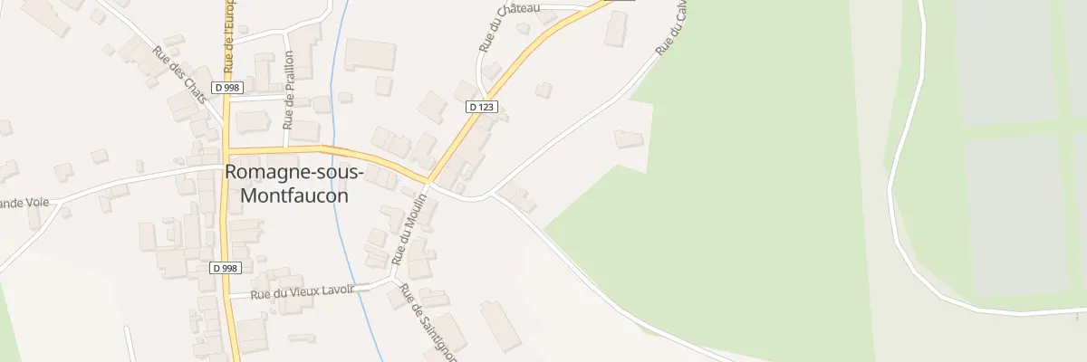 Plan du 3 Rue du Calvaire à Romagne-sous-Montfaucon