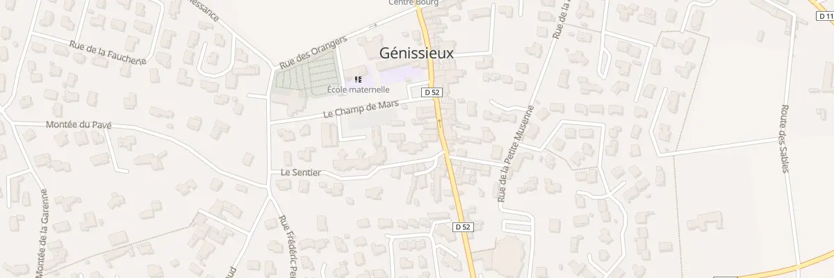 Plan du 213 Rue Simon Chopin à Génissieux