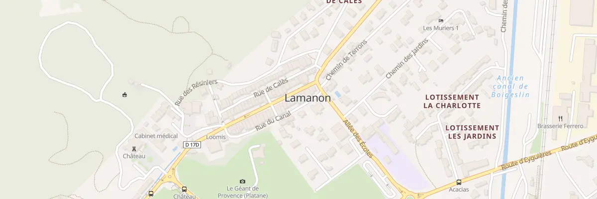 Plan du 46 Gr Grand Rue à Lamanon