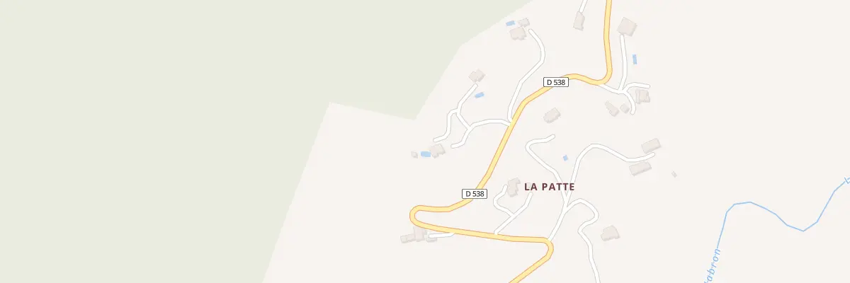 Plan du 3740 Rte D538 à Comps