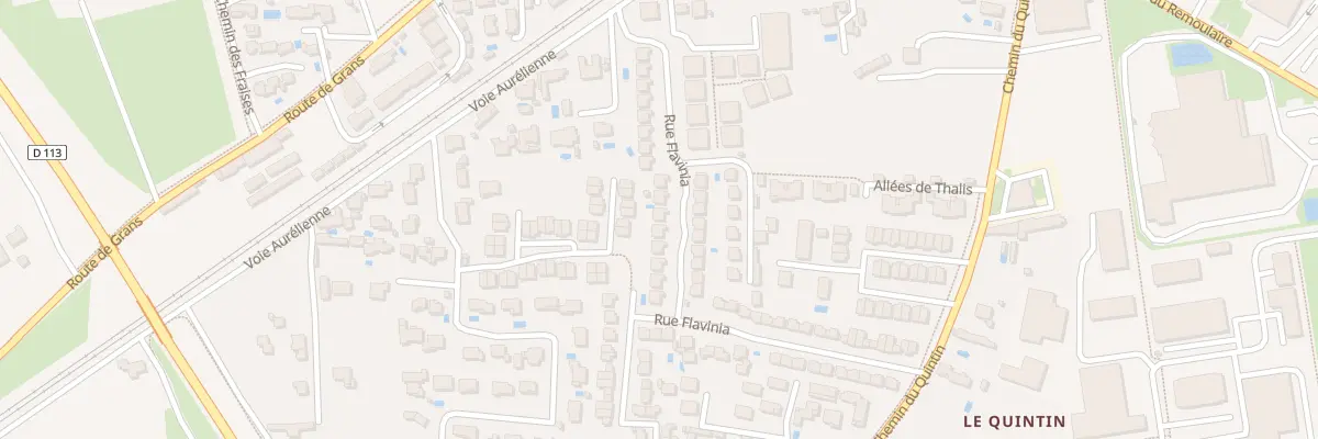 Plan du 186 Rue Flavinia à Salon-de-Provence