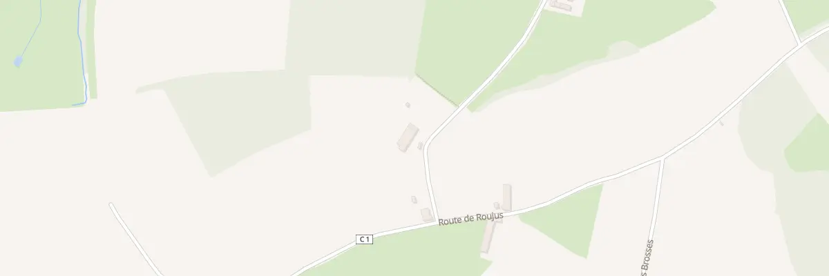Plan du 89 Rte du Piochay à Saint-Trivier-de-Courtes