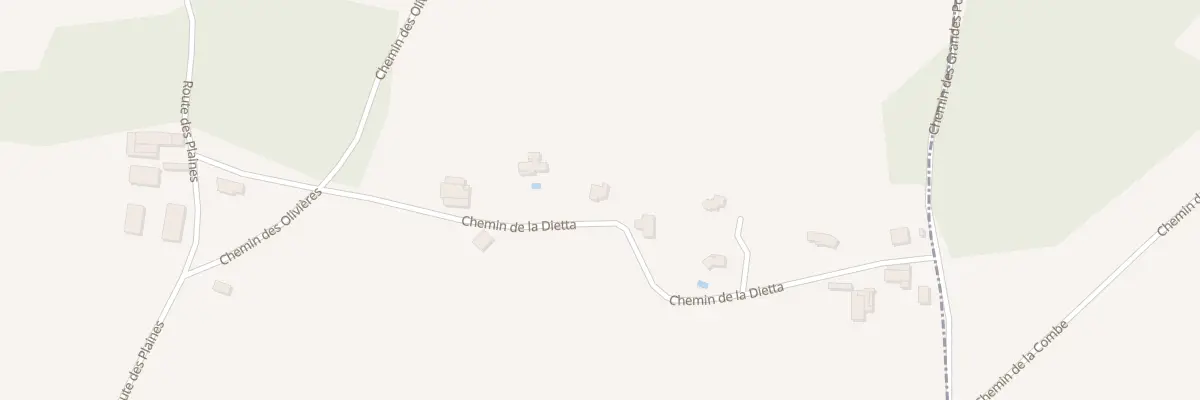 Plan du 225 Che de la Dietta à Pisieu