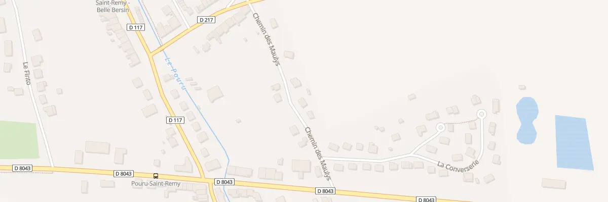 Plan du 4 Che des Maulys à Pouru-Saint-Remy